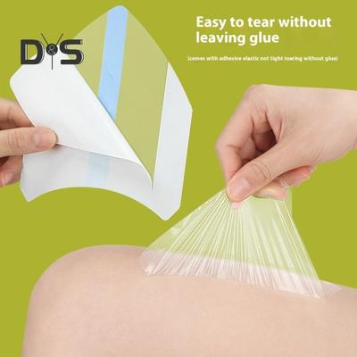 30/50 шт. V-образные невидимые пластыри для бедер, подтягивающие кожу, укрепляющие, против натирания, водонепроницаемые прозрачные пластыри для ног и тела