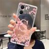 Чехол-бумажник для OPPO A5X 4G 5G Funda Capa Модный Цветочный Задний Чехол Прозрачный Мягкий Силикон ТПУ Прозрачная Печать Чехол для Телефона