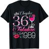 Chapter 36 Fabulous Since 1989 36th Birthday Queen Diamond T-Shirt