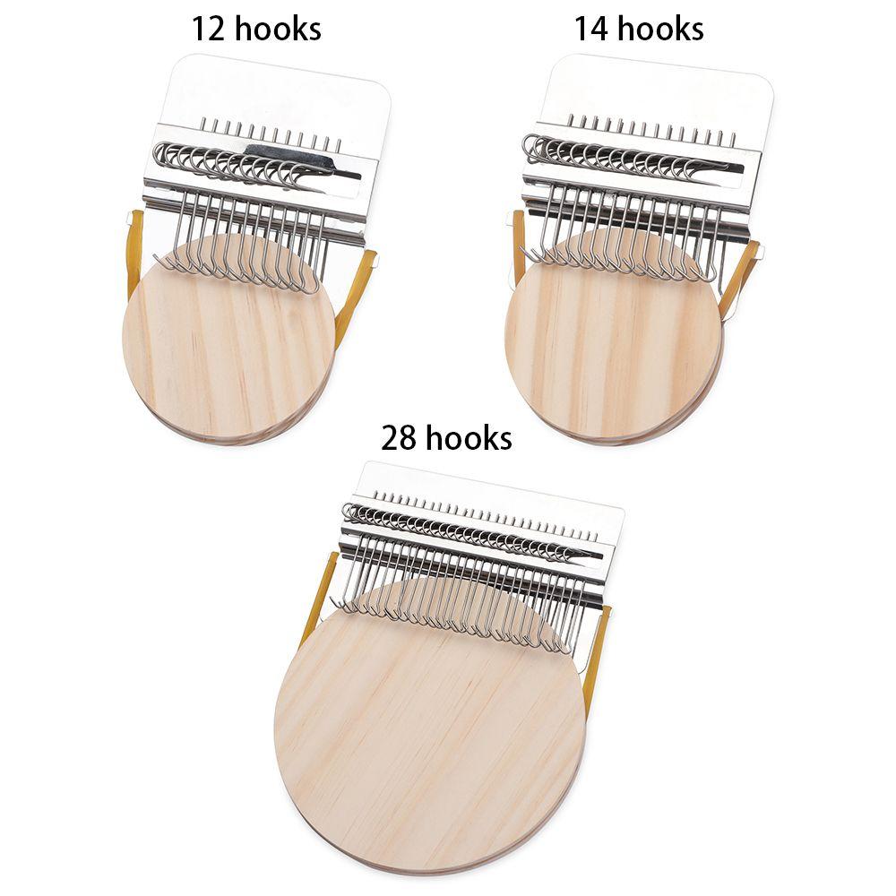 Mending Jeans Clothes Wooden Metal DIY Textile Tools Fun Mending Loom Small Loom Speedweve Type Weave Tool Darning Machine Loom
