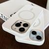 Для Magsafe Liquid Silicone Case для iPhone 16 15 13 12 14 Pro Max Lens Protective Wireless Charge Магнитная задняя крышка