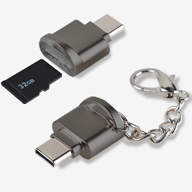 USB / Type C Кардридер для карт памяти Micro SD TF OTG адаптер для iphone 15 для Samsung для Xiaomi Redmi Huawei