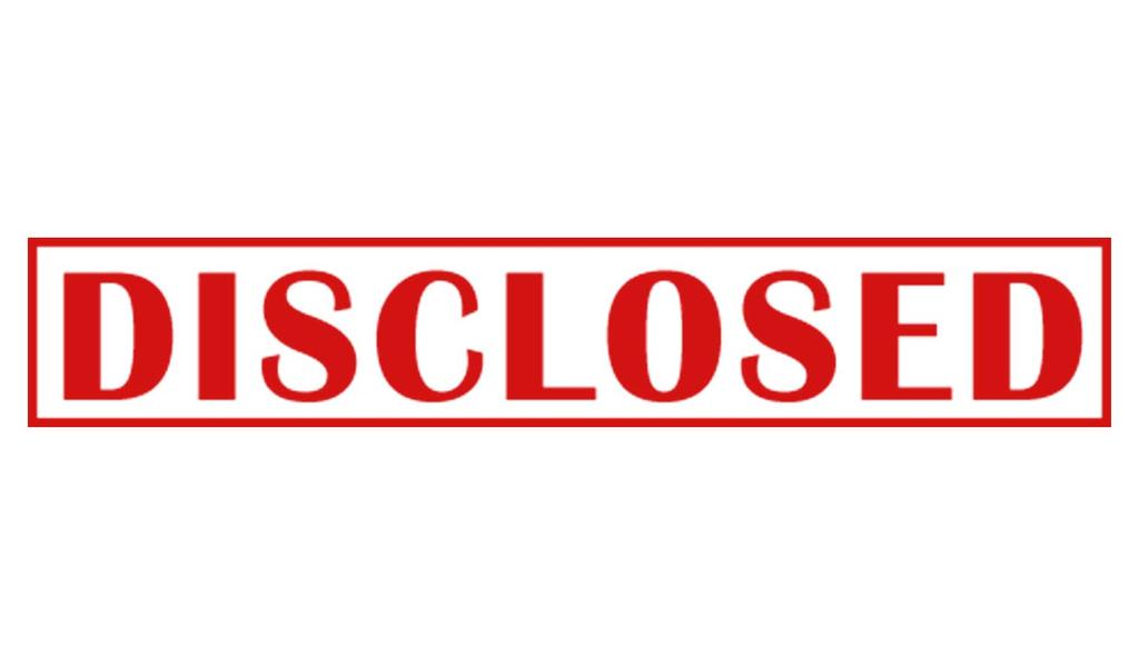 Printtoo Disclosed Self Inking Rubber Stamp Pre-Inked Office Stamp- Home Office Business Stationery, Black- 42 X 9