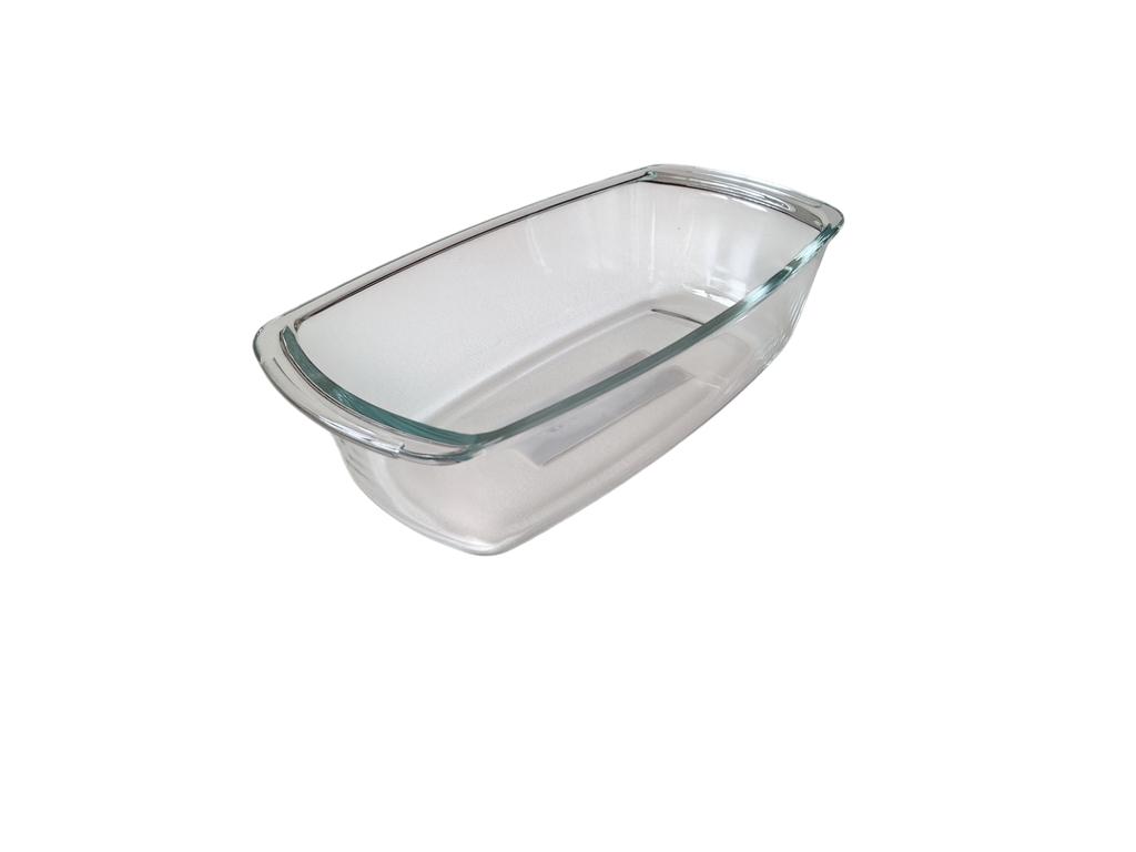 GLASS CAKE FORM HEAT-RESISTANT BAKING FORM 27x14x7.3cm
