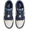 Jordan Детские баскетбольные кроссовки Air Jordan 1, нескользящие, износостойкие, низкие, черные, белые, синие CZ0858-400