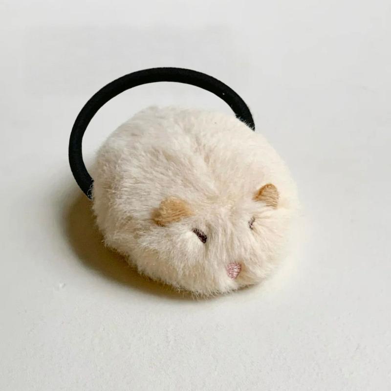 Fluffy Soft Hamster Hair Clip 1 Pcs Plush Creative Hair Accessory for Girls Daily Wear Holiday Gift Cosplay Use