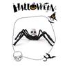 Halloween Doll Face Spider Haunted House Electric Induction Light-up Voice-activated Scary Walking Toy Ornament
