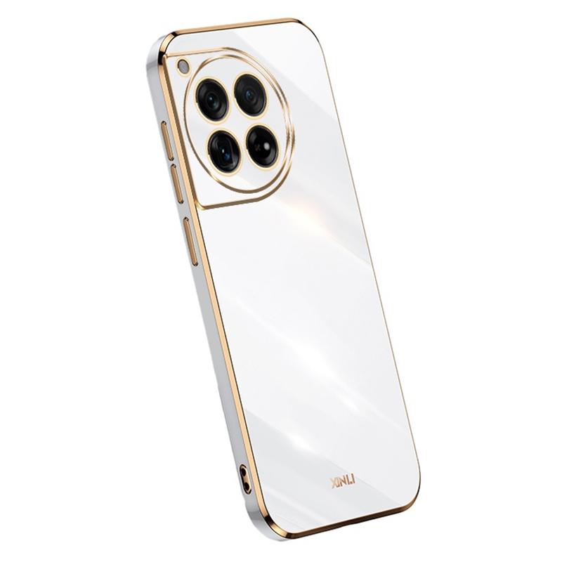 XINLI For OnePlus 12 5G Case Electroplating TPU Phone Cover Precise Lens Protection