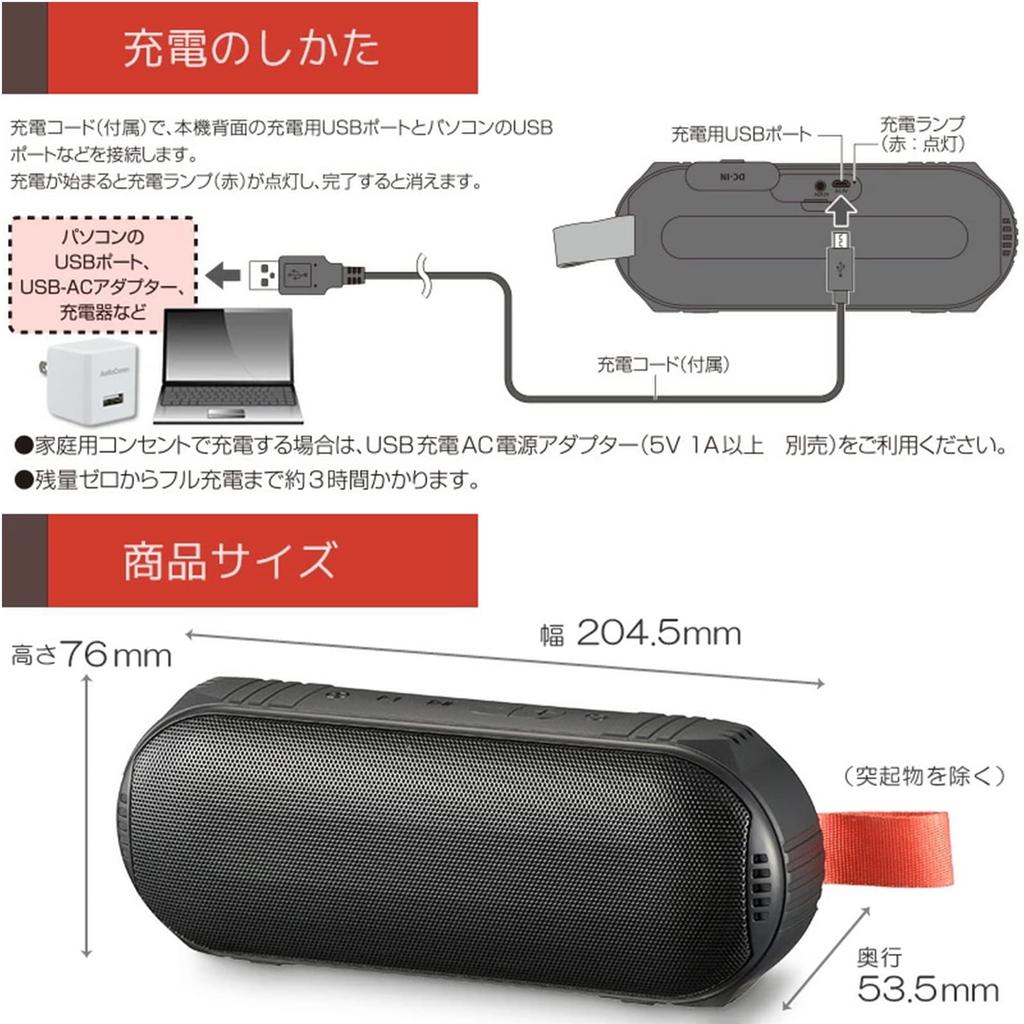 AudioComm Wireless Stereo Speaker ASP-W350N 03-2193