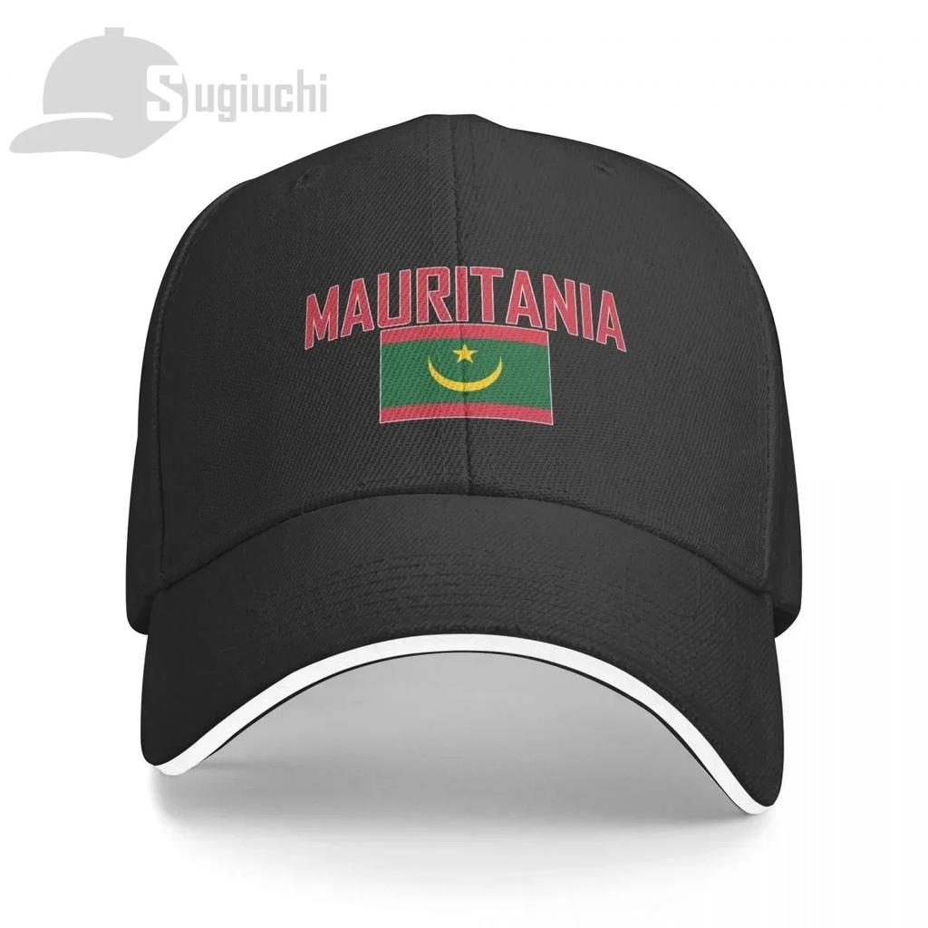 Mauritania Flag With Letter Baseball Cap Unisex Women Summer Unisex Hip Hop Caps Cotton Snapback Golf Hat Fishing Caps