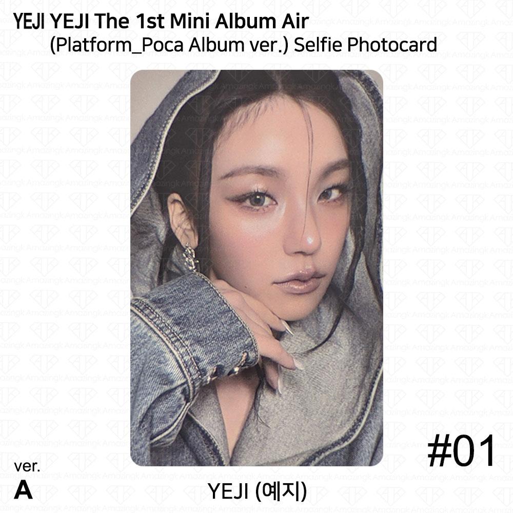 Yeji The 1st Mini Album AIR Official Photocard Platform Poca album ver ITZY KPOP