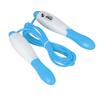 Skipping Rope PVC Cord Plastic Adjustable Fitness Counting Jump Rope for Adult Workout Student Sports Test Blue
