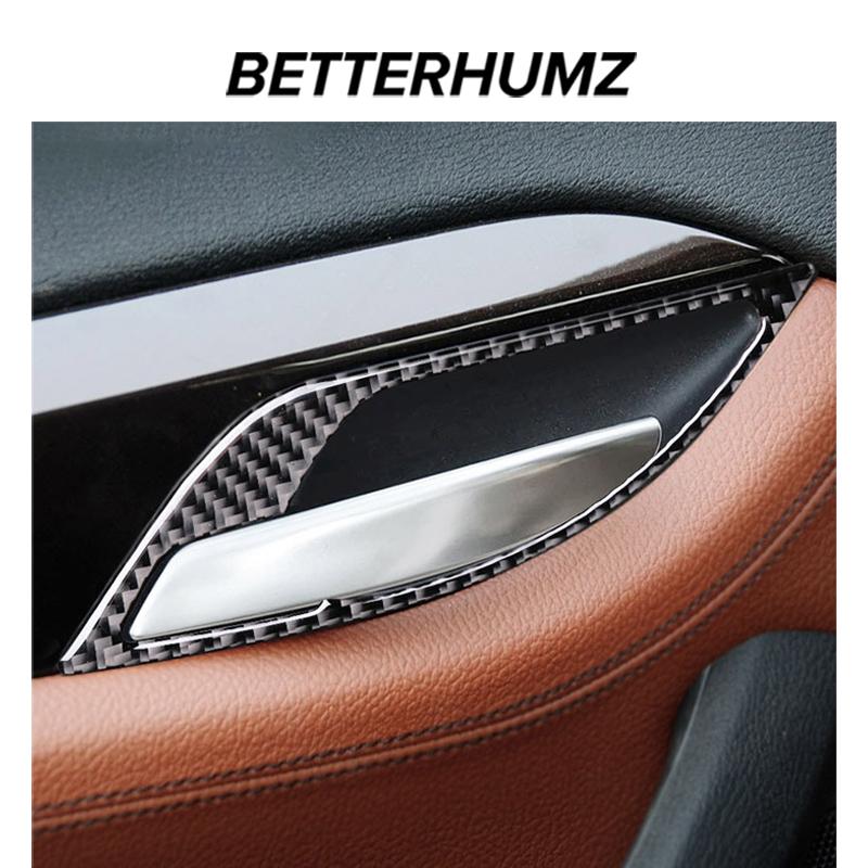 bftws1 For BMW X1 E84 2011-2015 Carbon Fiber Center Console Gear CD Door Panel Trim Sticker Decoration Car Interior Tuning Accessories
