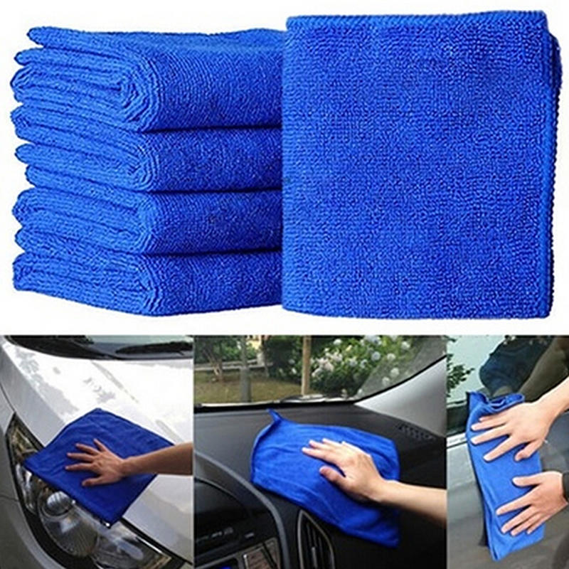 5 шт. Fabulous Great Blue Wash ткань для ухода за автомобилем, чистящие полотенца из микрофибры