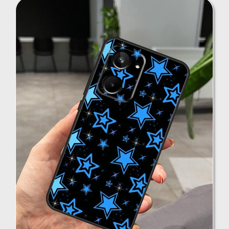 Чехол с элементом звезды в стиле Y2k для Realme 15 13 12 10 11 14 Pro Plus GT6 GT7 C55 C15 C35 C33 C61 C65 C67 C53 C71 C75