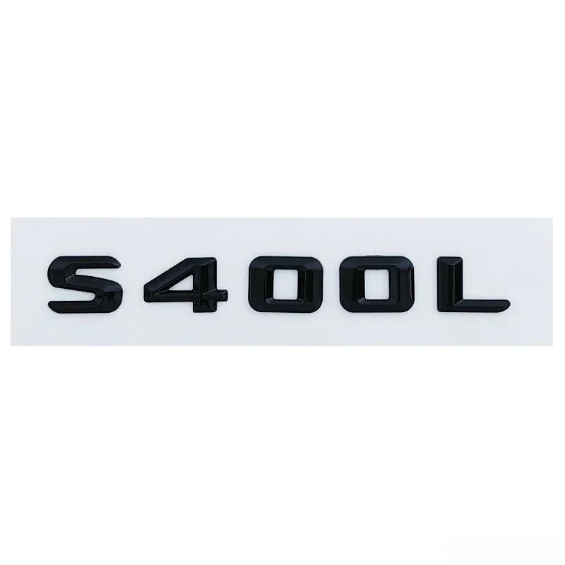 ABS Car Rear Trunk Emblem Sticker Letter Decal for Mercedes benz C63 A45 E320L E350L S400L A220L ML350 GLS450 CLA260 Accessories LZ4