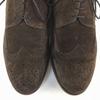 Винтажные мужские туфли Windsor 80-90-х годов, на подошве Goodyear Welt, замшевые, с крылышками, для бизнеса, коричневые, размер 9.5 27.5(ИСПОЛЬЗОВАЛ)
