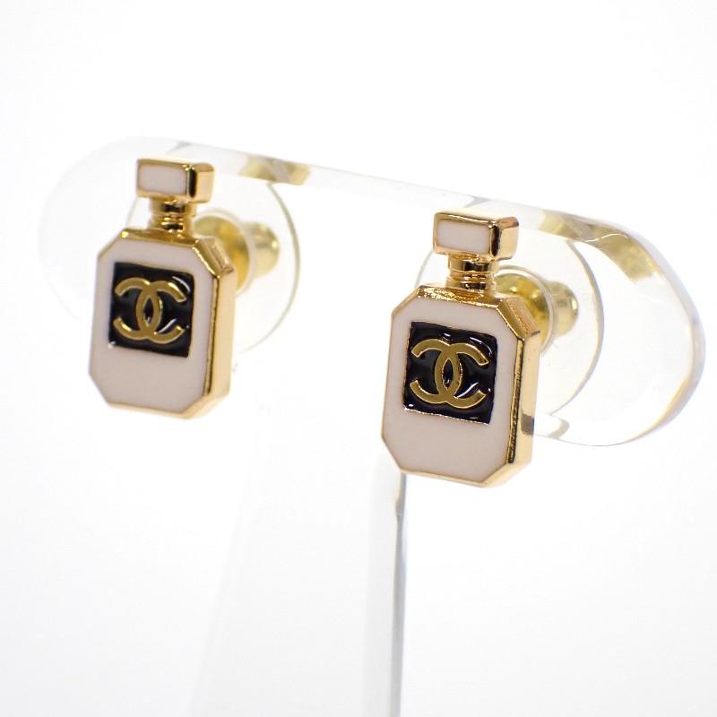 Chanel ABF078 Серьги белый металл Женские