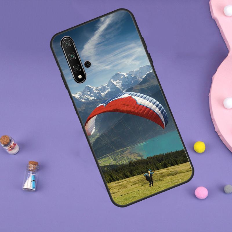 Спорт Парапланеризм Для Huawei Nova 7i 8i 11i 12i 12s 9 10 SE Y60 Y61 Y70 Y72 Y73 Y90 Y91 P20 P40 P30 Lite Чехол
