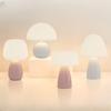 Cream Mushroom Table Lamp Cute and Simple Ceramic Eye Protection Bedside Lamp Warm Girl Bedroom Atmosphere Small Night Lamp