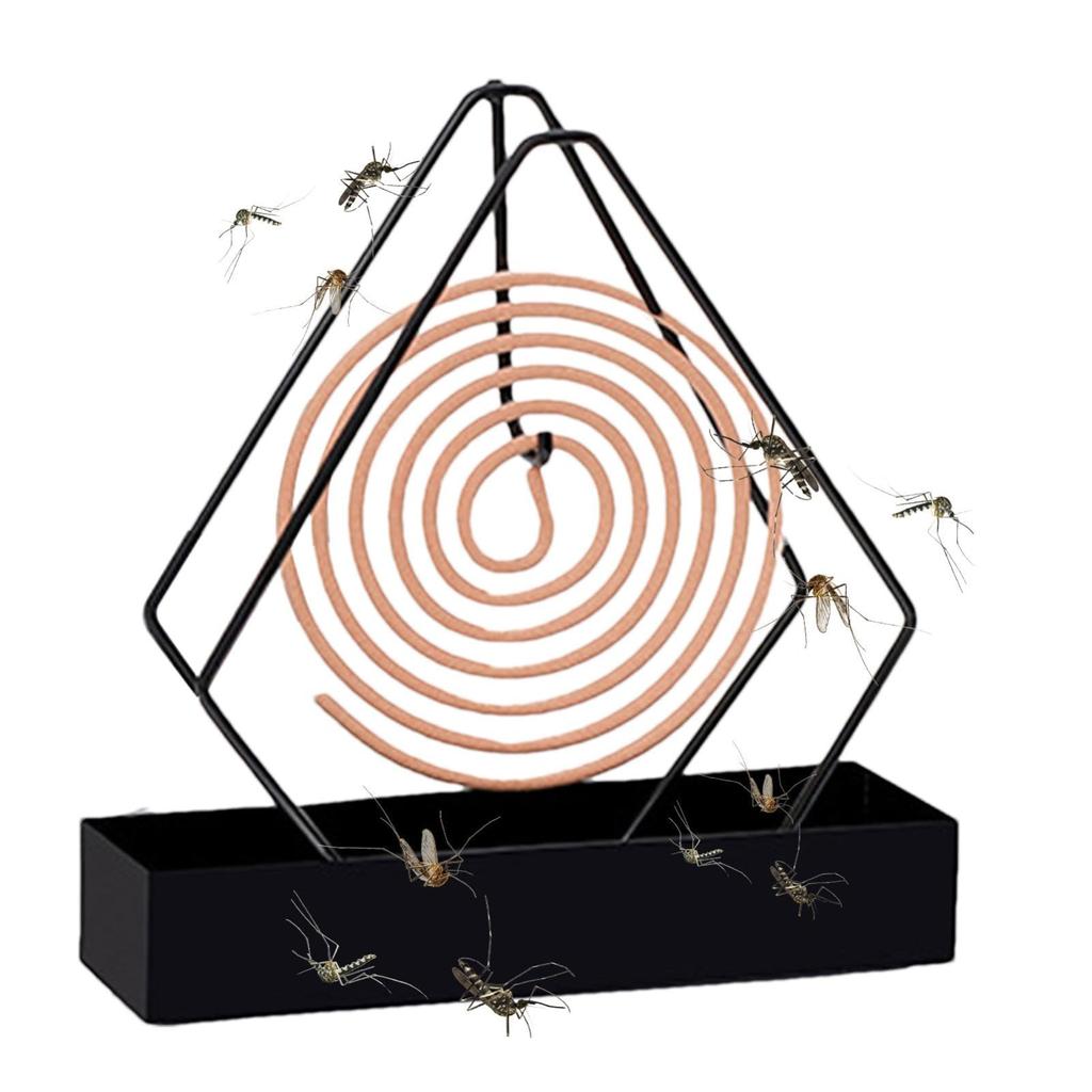 Summer Diamond Mosquito Coil Rack Iron Art, Mosquito Coil Bracket Hanging Mosquito Coil Tray Fireproof And Scald-proof Mosquito Coil Box