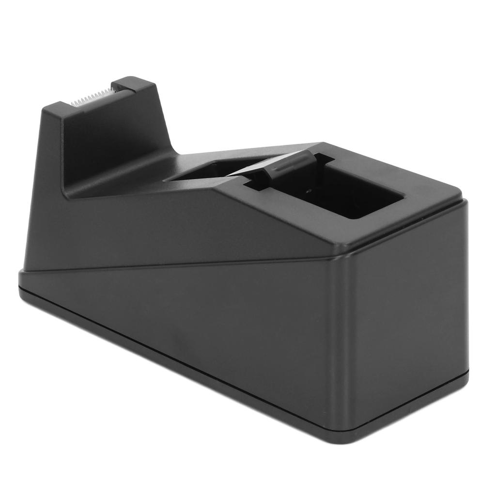 Диспенсер для клейкой ленты, большой, черный, настольный, противоскользящий, устойчивый к ржавчине, из нержавеющей стали, диспенсер для клейкой ленты, лезвие