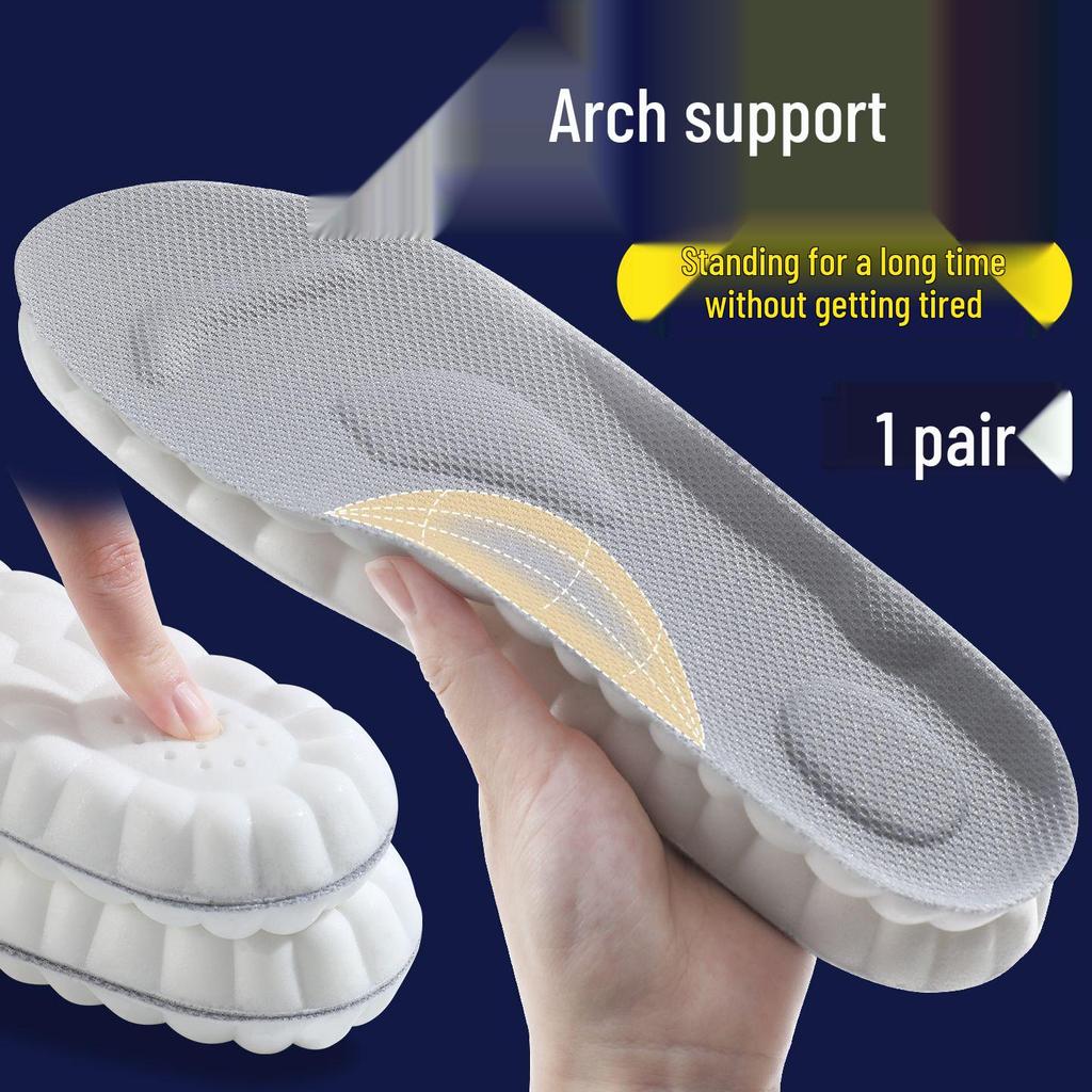 Спортивные стельки Footprint 4D - ПУ поддержка свода стопы, Антибактериальные, Устойчивые к запаху, Впитывающие пот, Дышащие, Высокая эластичность, Амортизация.