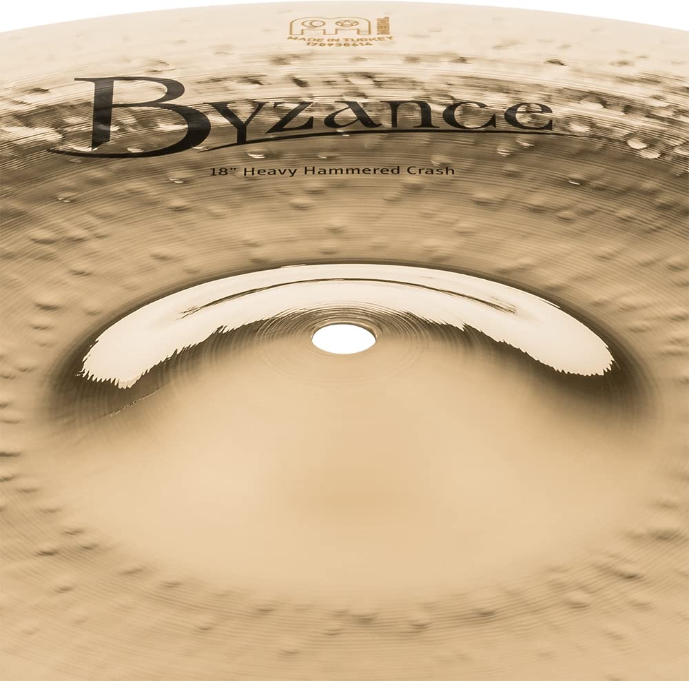Тарелки MEINL Byzance Brilliant Series Crash Cymbals Heavy Hammered Crash 18" B18HHC-B []