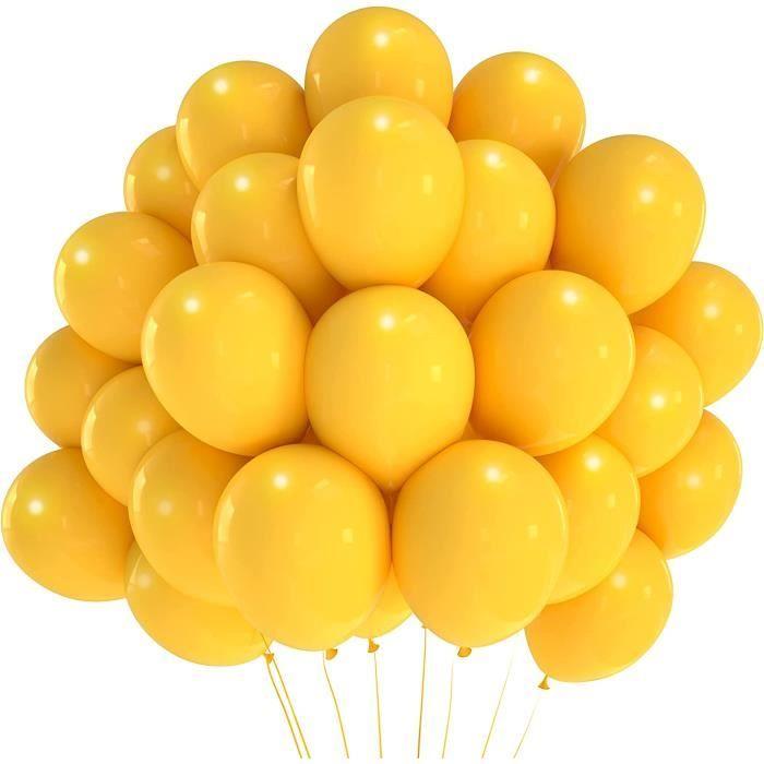 Balloon - Yellow Khaki - 10" 25 Cm - 50 Pieces - Helium - Natural Latex