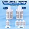 Mesh Pump Intake Strainer, 7mm or 10mm Connector, One or Three Pack