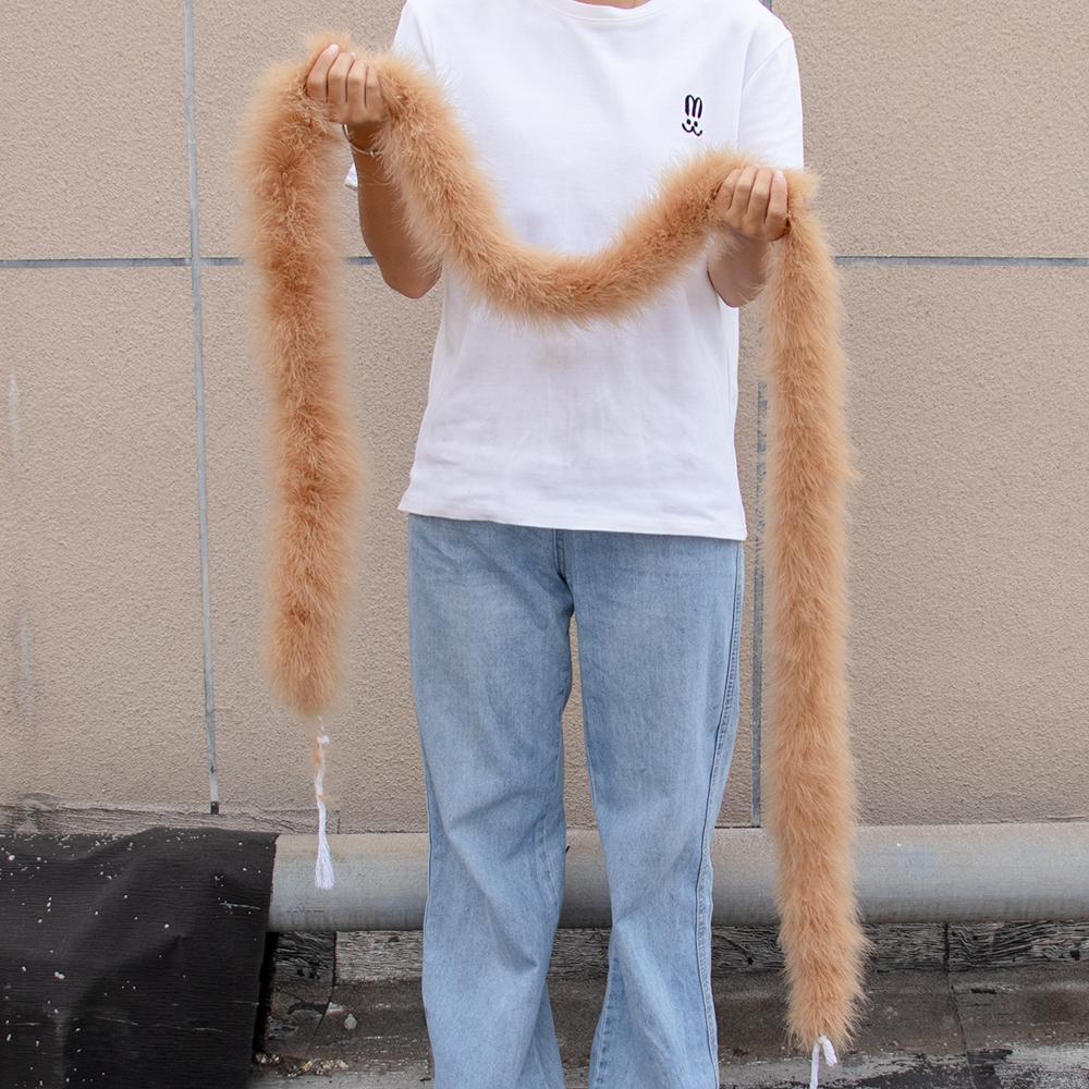2M Turkey Marabou Feather Boa 11-50g for Scarf Clothing Christmas Tree Decor Shawl Craft Costume Wedding Dress Plume Accessories