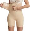 FINETOO Женские короткие утягивающие брюки с высокой талией и грудью, утягивающие живот, дышащие подкладки для ягодиц