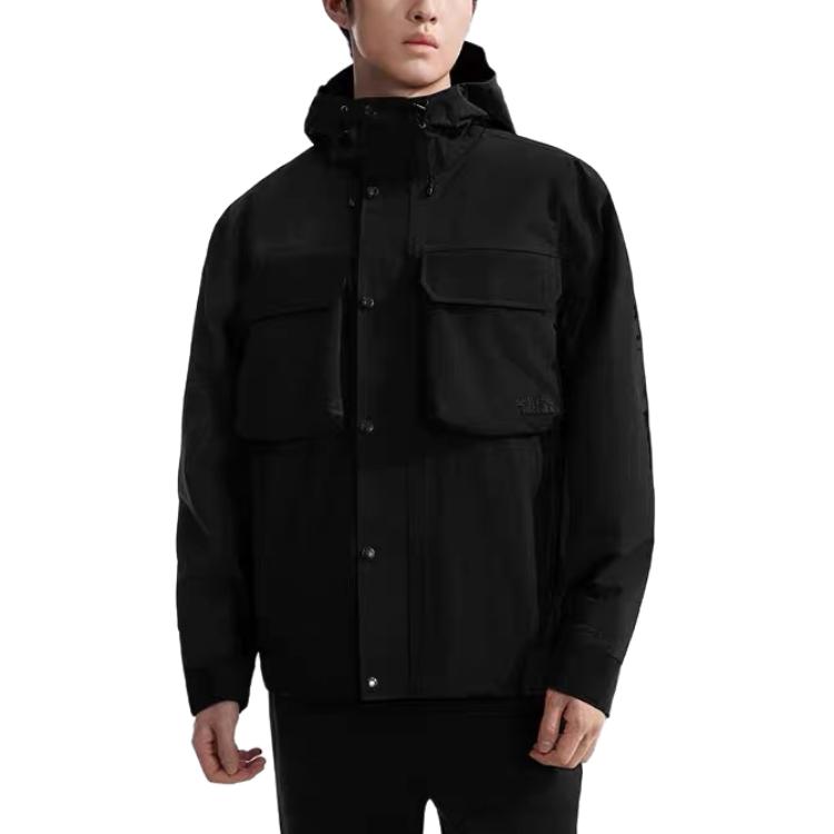 THE NORTH FACE Urban Exploration Hiking Waterproof, Windproof, And Breathable Windbreaker Jacket Men's Black NF0A83UQ-JK3