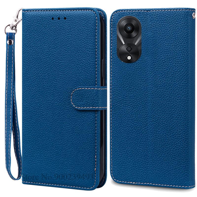For OPPO A78 5G Case Soft Silicone Leather Wallet Case For OPPO A58 5G A 78 Phone Case For OPPO A78 5G Cover Coque Fundas Etui