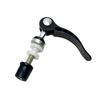 Black Bike Seat Clamp Rustproof Corrosion Resistant Reusable Quick Release Bike Seat Clamp Pipe Clamp Locking Screws
