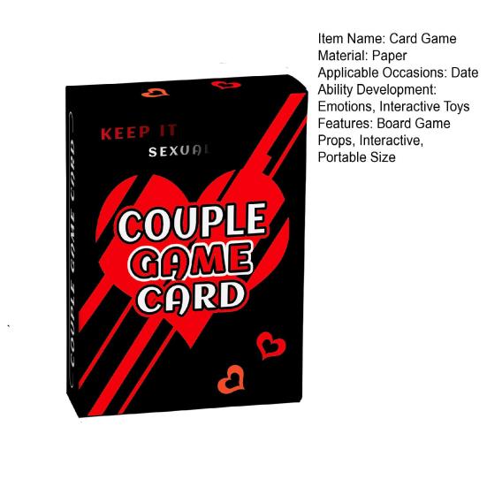 50 шт./кор. Парная карточная игра для свиданий на вечеринке для взрослых, построение отношений, интерактивная беседа