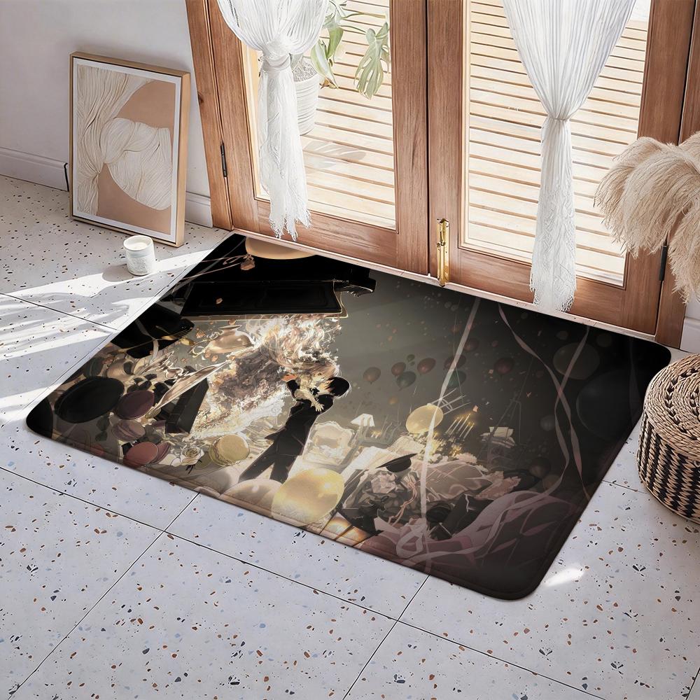 Anime G Gosick Floor Mat Eco Flannel Doormat Non Slip Odorless Indoor Floor Rug Soft Short Plush Home Mat