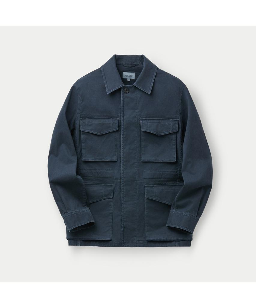 Series (Set Up) Washed 4-Pocket Oversized Field Jacket Sajas26141Nyx