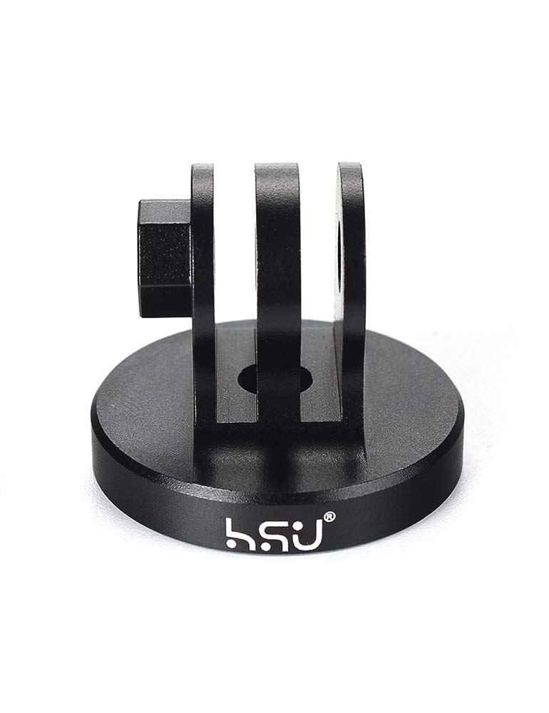 HSU Aluminum Tripod Mount Adapter Set with Thumb Screw Compatible with GoPro Compatible with Cameras with Screw Hole Hero12/11/10/9/8/Max/7/6/5 1/4