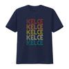 Kelce Vintage Retro T Shirt Vintage Washed Soft Unisex Breathable Homme Versatile Stretched Casual Comfortable Slightly Graphic