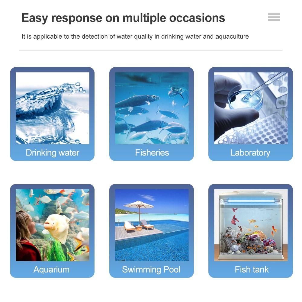 Large Backlit Screen Pool Salt Tester 5 In 1 TDS Water Quality Tester  Drinking Water