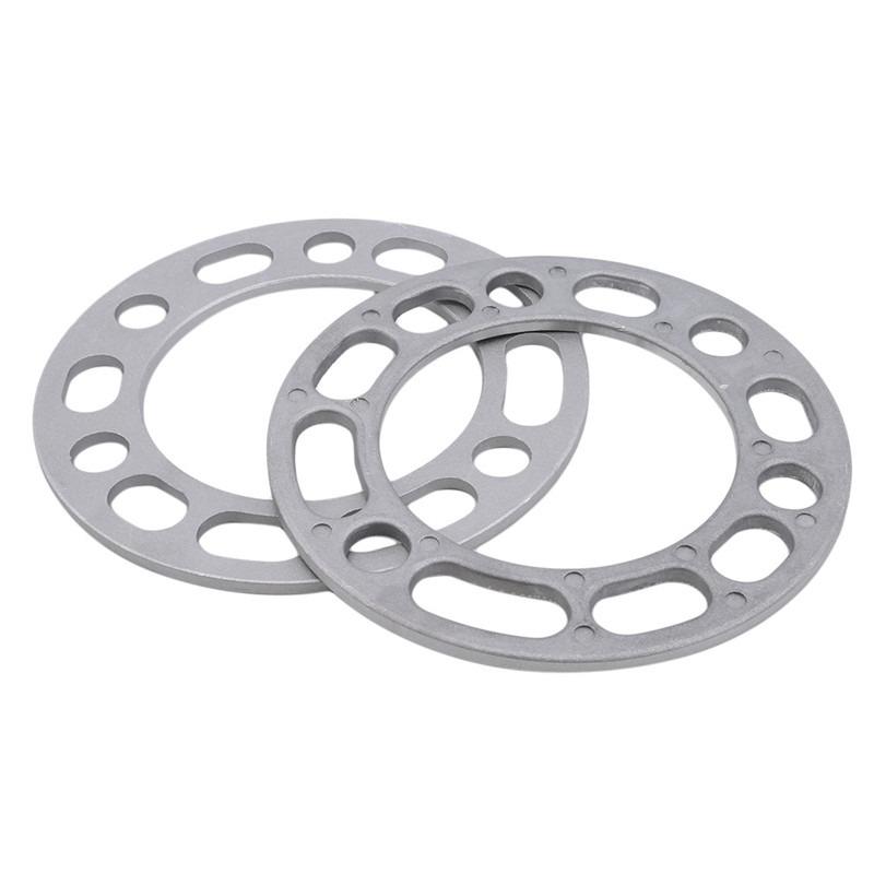 2 шт. универсальные автомобильные проставки для колесных дисков, адаптеры, прокладки, пластины 3 мм, 5 мм, 6 мм, 8 мм, 10 мм для 4x100, 4x114,3, 5x100, 5x108, 5x114,3, 5x120