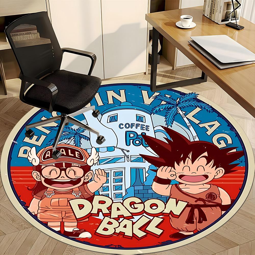 1pc Dragon Ball Chair Carpet for Office Non-Slip,Machine Washable Rug for Office, Room - Holiday Decor - Machine Made yy251017290