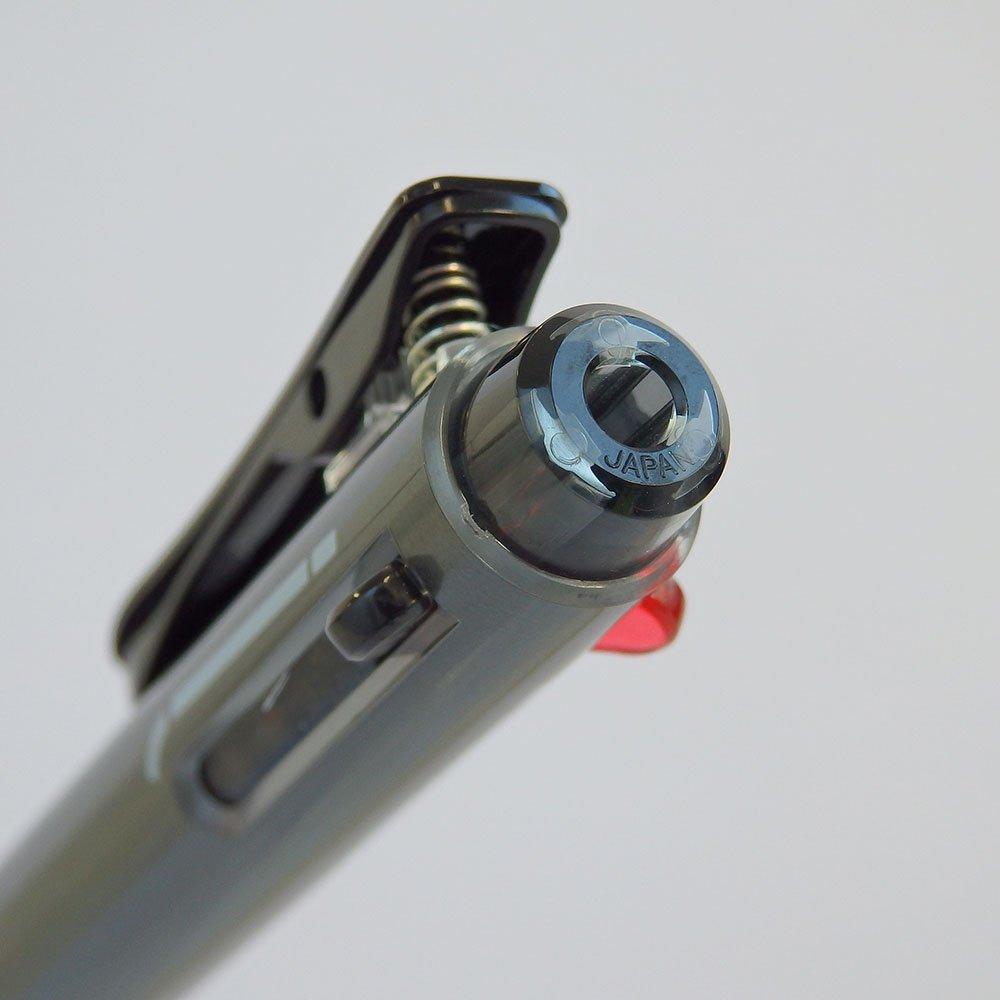 Шариковая ручка Pentel Feel BXWB375MA Металлический черный Многофункциональная 2+S 0.7