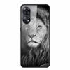 Для Oppo Reno8 T 4G Чехол Роскошная Задняя Крышка из Закаленного Стекла Жесткий Чехол Для Reno8 T 4G 6.43" Capa Funda Животное Яркий Coque Волк
