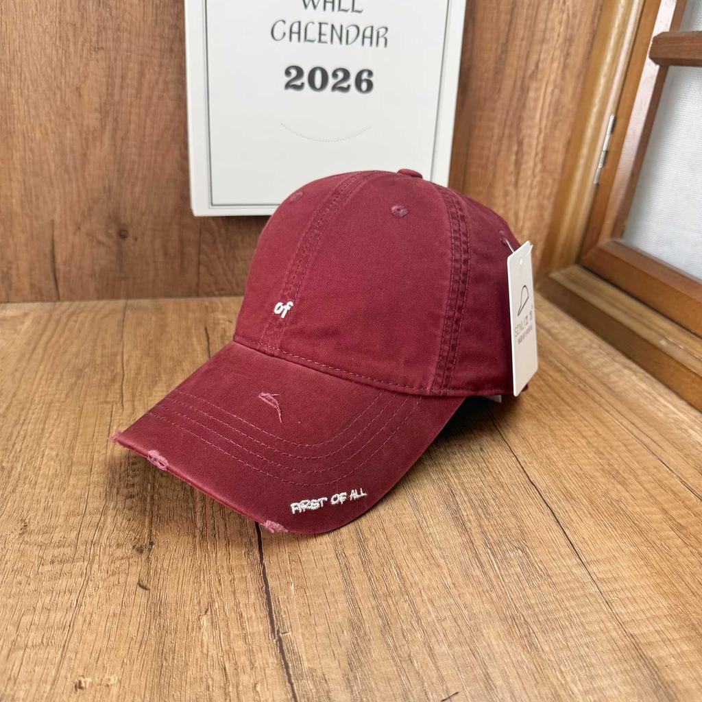 New old retro washed Senli baseball cap men's big head circumference personality niche cap women's fashion casual trend