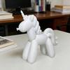 3D Printed Alpaca Figurine Horned Horse Statue Animal Sculpture Home Office Bedroom Desktop