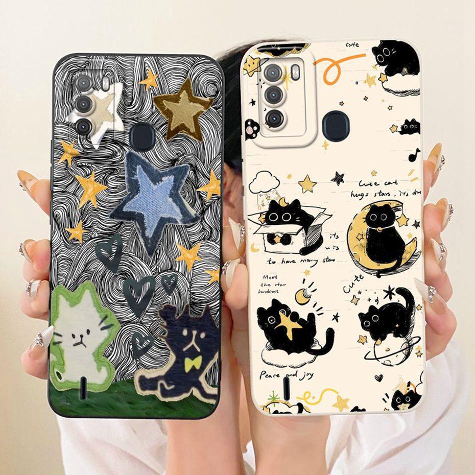 Cute Printed Phone Case For Itel S16 Vision 1 Pro Soft Silicone Shockproof Cases For Itel Vision1 Pro ItelS16 Covers Bumpers