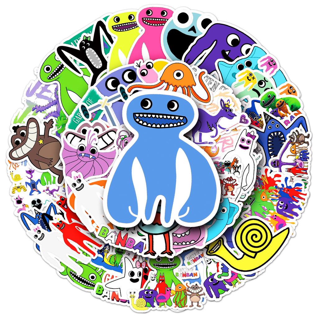 Stickers Rainbow Friends Rainbow Friends Sticker Pack Stickers Set of Stickers 50 Pcs