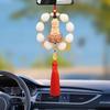 Car Pendant Lotus Pendant Buddha Ornament Gourd Blessing Ornament Creative Boxwood High-end New Pendant Car Accessories Interior